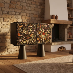 Console de rangement décorative moderne en résine pour boutique de fleurs, comptoir de bar et décoration de hall de centre de bien-être haut de gamme - Product Image 3