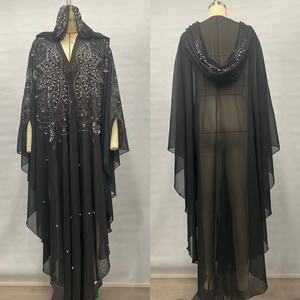 Vesti di perline <span class=keywords><strong>con</strong></span> diamanti caldi scialli musulmani abbigliamento <span class=keywords><strong>con</strong></span> mantello <span class=keywords><strong>con</strong></span> cappuccio <span class=keywords><strong>abito</strong></span> <span class=keywords><strong>lungo</strong></span> e <span class=keywords><strong>maniche</strong></span> <span class=keywords><strong>a</strong></span> <span class=keywords><strong>pipistrello</strong></span> per il Medio Oriente e l'Africa - Product Image 5