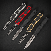 Couteau pliant de randonnée en acier 440C haute performance, manche en aluminium, poignée antidérapante, couteau de poche tactique, outil EDC portable