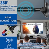 Dtmb Car Digital TV Indoor & Outdoor HDTV Antenne VHF UHF SAT Récepteur DVB-T2 ISDB-ATSC Amplificateur avec ventouse Récepteur SAT