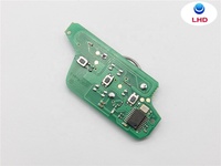 CE0523 2 Boutons 433 MHZ ID46 PCF7941 Puce VA2 HU83 Lame Fob Pliant Clé de Voiture à Distance pour Peugeot 207 307 308 407