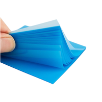 Blocs-notes adhésifs transparents en PET carrés colorés avec logo personnalisé, design Art Déco multifonctionnel, pour le bureau ou comme cadeau