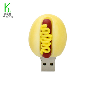 مخصص PVC تصميم مخصص 3D PVC البطاطس المقلية محرك الهامبرغر عصا الذاكرة المخابز هدية شخصية - Product Image 5
