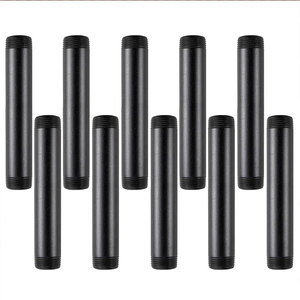 מראש לחתוך שחור מתכת צינור פלדה מתלה צינור מדף תעשייתי צינור דקור - Product Image 2