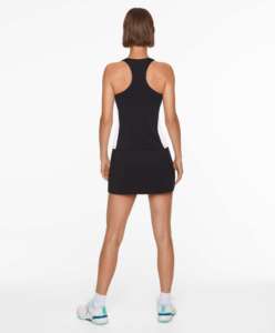 Costume de tennis à haute élasticité à la mode robe de golf poche intérieure latérale séchage rapide fitness sport jupe costume pickleball vêtements de sport - Product Image 4