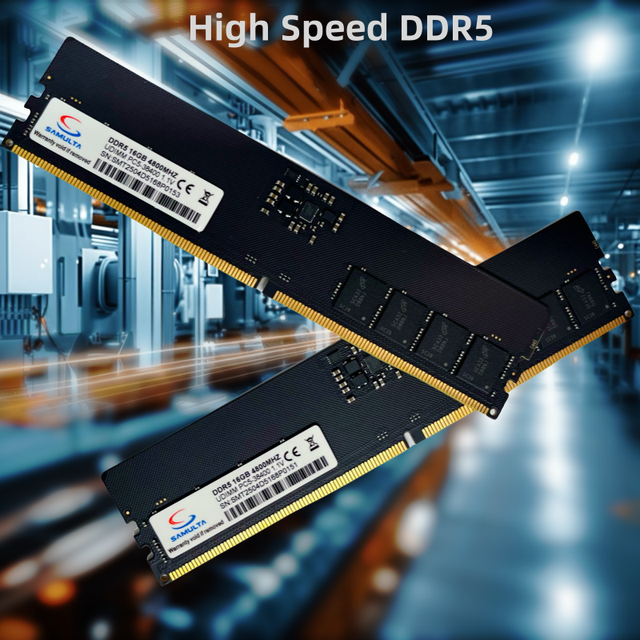 High-Speed 32GB DDR5 Desktop Gaming RAM Memory ECC Compatible 4800mhz 5200mhz 5600mhz 6000mhz Full PC 16GB 32GB Computer Ram