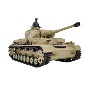 Modèle de char allemand <span class=keywords><strong>Panzer</strong></span> IV F2 type RC COOLBANK Modification 3859-1 à l'échelle 1/16 avec fumée IR+BB, télécommande 2,4 GHz, jouets pour enfants - Product Image 3