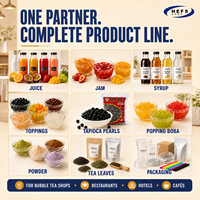 HEFS HALAL gecertificeerd 19-smaken gekleurd fruit sapconcentraat pulp 1Lx12/karton hoogwaardige fles drank dessert groothandel