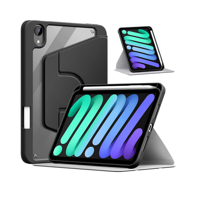 360 Rotation Magnetic Case for IPad 11th Gen 11'' A16 2025 10th 10.9 Transparent clear Acrylic Pencil Holder Cover for ipad 10