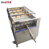 Industriële elektrische wolrolwasser, multifunctionele gember-, cassave-, taro- en aardappelschilmachine
