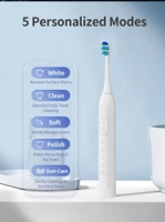 Cepillo de Dientes Eléctrico Sónico Premium Eisler T14, Resistente al Agua IPX7, Modo Blanqueamiento, Carga Rápida DC, Cepillo de Dientes de Lujo para Regalo
