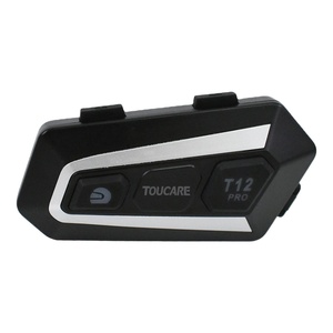 Casco de Motocicleta TOUCARE T12 con Bluetooth, Auriculares Bluetooth Integrados en el Casco, Intercomunicador Inalámbrico para Conducir - Product Image 1