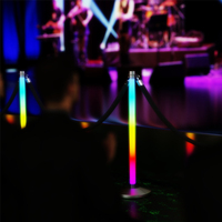 Poteau de barrière lumineux LED RGB pour photomaton 360°