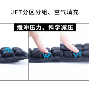 สายสะพายกระเป๋าแบบสะพายข้าง JFT สายสะพายไหล่แบบกว้างปรับได้พร้อมเบาะลมดูดซับแรงกระแทกระบายอากาศได้สีดำ - Product Image 3
