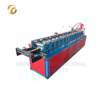 Machine de formage de tuiles pour volets en acier coloré, bande de lames pour porte enroulable avec moteur et pompe