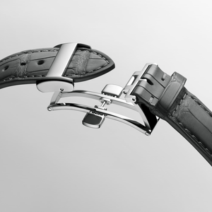 Montre mécanique automatique pour homme avec chiffres arabes, petit cadran des secondes, bracelet en cuir, verre saphir, Longinesing - Product Image 3