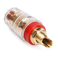 Becenbi – prise banane, borne de liaison en plaque d'or 4mm pour amplificateur connecteur de Terminal de haut-parleur
