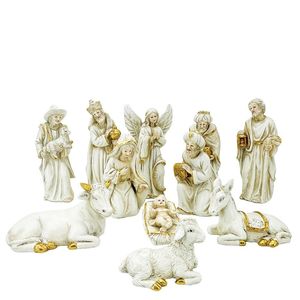 Witt Decoraciones Religiosas Set de Belén Navideño de 11 Piezas Figuras de Nacimiento para Navidad el Nacimiento de Jesucristo - Product Image 5