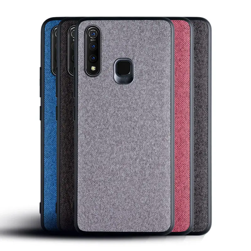 Case Leather Back Cover for VIVO Y5S Protective Mobile Cover for VIVO S1 Pro Y9S Y19 U20 Z5i
