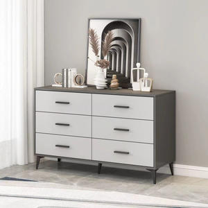 Bon marché, armoire à <span class=keywords><strong>tiroirs</strong></span> en bois blanc, <span class=keywords><strong>commode</strong></span> de rangement en bois, armoire à <span class=keywords><strong>tiroirs</strong></span>, 6 <span class=keywords><strong>tiroirs</strong></span>, meubles de chambre à coucher - Product Image 3