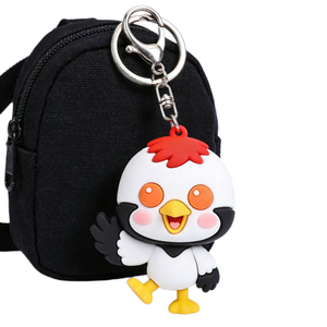 Custom Logo 2D 3D Souvenir Silicone Rubber Key Holder Keyring Personalized Soft PVC Cute Cartoon Anime Keychain for <strong>Purse</strong> Charms - Product Image 2