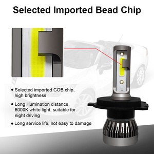 Nuovo <span class=keywords><strong>Led</strong></span> Del Faro <span class=keywords><strong>Mini</strong></span> Formato <span class=keywords><strong>H1</strong></span> H4 H7 9005 9006 5202 10000lm fanless ha condotto il faro lampadine H11 - Product Image 2