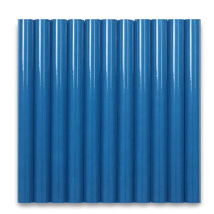 Carrelage mural décoratif artisanal en céramique, bleu ciel brillant, 12'' (300x300mm), à rainures, pour intérieur et façade de bar - Product Image 1