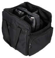 Sac de voyage rembourré en nylon pour éclairages d'effets American DJ, rembourrage de 10 mm, séparateur amovible, sac de rangement pour accessoires d'éclairage de scène