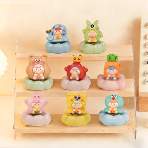 Soprammobili in Ceramica di Jingdezhen, Design Cartoon Carini, Bestseller Trendy in Stili Misti - Decorazioni Creative per la Casa e Articoli da Regalo, Perfetti come - Product Image 4