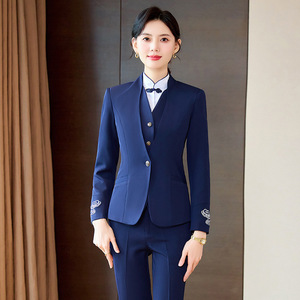 Hotel Uniforms Women's Long Sleeve Suit Polyester Cotton Fall 2024 LLY-2488 - Product Image 2