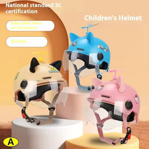 電動自転車に乗る子供4シーズンユニバーサル安全ヘルメット卸売 - Product Image 5