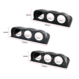 ขายึดแผงหน้าปัดรถยนต์ Wenle ขนาด 2 นิ้ว 52 มม. สีดำ สำหรับติดตั้งแผงหน้าปัดแบบแม่นยำ ที่ยึดมาตรวัดแบบ 3 รู แผงควบคุมแบบสามช่อง - Product Image 5