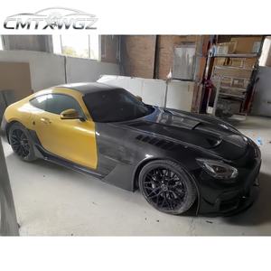 Kit carrosserie large en fibre de carbone de qualité supérieure pour Mercedes <span class=keywords><strong>AMG</strong></span> <span class=keywords><strong>GT</strong></span> GTC GTS GTR <span class=keywords><strong>Black</strong></span> <span class=keywords><strong>Series</strong></span> - Product Image 2
