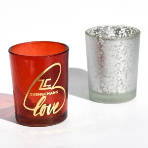 Bougeoir créatif européen ornements usine-approvisionnement <span class=keywords><strong>cassé</strong></span> or argent verre moucheté tasses accessoires <span class=keywords><strong>de</strong></span> parfum - Product Image 6