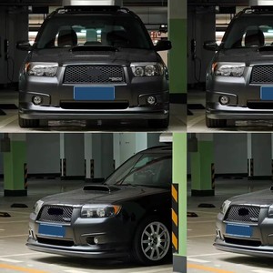 ลิ้นหน้า MIDNIGHT สำหรับ Subaru Forester ปี 06-08 - สไตล์วังกัน - Product Image 2