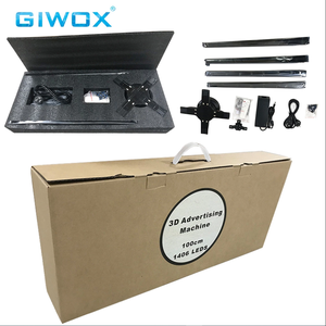 Quạt Chiếu Quảng Cáo 3 Chiều 3D 100SD + Naked Air Hang Holographic 1440Pcs Độ Phân Giải LED Quạt Chiếu Ba Chiều 3D - Product Image 4