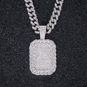 European American Style Herren Hip-Hop kubanische Kette New Style personal isierte Full <span class=keywords><strong>Diamond</strong></span> Anhänger Trendy übertrieben - Product Image 3