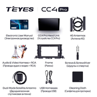 TEYES CC4 PRO para Toyota Highlander 3 XU50 2013-2018, CarPlay, Android Auto, Radio 2DIN, Reproductor Multimedia Estéreo para Auto
