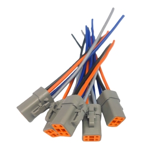Automotive deutsch dtp 4 pin connettore femmina dtp06-4s filo trecce auto cablaggio auto illuminazione imbracatura per autocarro - Product Image 4