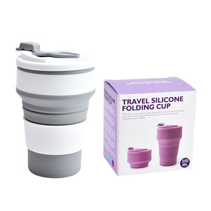 Botella de Agua Deportiva Plegable de Silicona Libre de BPA, Botella de Agua Plegable de Silicona de 400 ml a Prueba de Fugas para Viajes y Gimnasio - Product Image 4