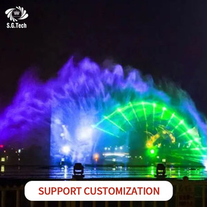 Proyector de Películas para Exteriores 2026 con Cascada de Agua, <span class=keywords><strong>Niebla</strong></span> y Fuente, Cortina de Agua con Proyector Láser de Piedra, Productos para Jardín - Product Image 2