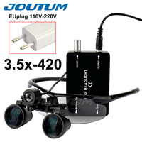CE Certified Class I 3.5X/2.5X Magnification Dental Loupe Surgical Magnifier Headlight LED Light Medical Operation Lamp