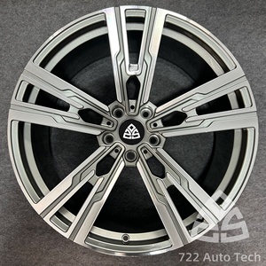 ล้อแม็กซ์ 722auto สำหรับ Porsche 911 Carrera 4S ขนาด 19-22 นิ้ว แบบฟอร์จ <span class=keywords><strong>5</strong></span> ก้าน ขอบเว้าลึก สีเงินขัดเงา - Product Image 1