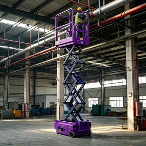 Mini-élévateur à ciseaux portable et mobile 240kg 320kg 10m 11m 14m pour inspection de ponts, directement de l'usine - Product Image 4