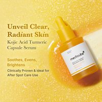 Suero Facial con Ácido Kójico, Cúrcuma y Niacinamida para Microagujas, Clarificante, Equilibrante, Calmante, Iluminador e Hidratante