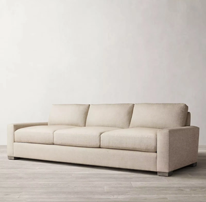 Bọc Ghế Ba Chỗ Ngồi Sang Trọng Thoải Mái Cho Phòng Khách Bộ <span class=keywords><strong>Sofa</strong></span> Đệm Ba Người Cổ Điển Tay Cuộn Đồ Nội Thất - Product Image 4