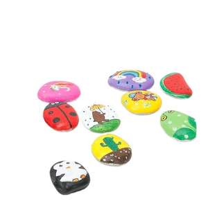 Juego de juguetes de dibujo educativo DIY de pintura de roca básica 3D 10 Mash Rocks 2025 precio directo de fábrica para niños - Product Image 5