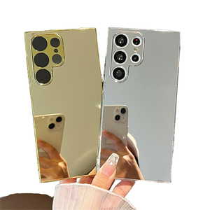 Étui miroir de maquillage électrolytique de luxe pour Samsung Galaxy S25 S24 S23 S22 S21 S20 Plus Ultra A54 A73 A23 <span class=keywords><strong>A14</strong></span> - Product Image 1
