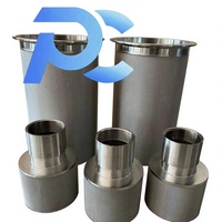 Tube en fil métallique soudé en spirale en acier inoxydable, maillage poreux, fil sinterisé, filtre à liquide, écran perforé pour sablage