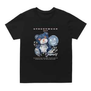 T-Shirt Unisex 210GSM 100% Cotone, Abbigliamento Casual Traspirante e Resistente, Design Streetwear 'Be Yourself', Maglietta da Uomo - Product Image 2